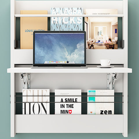 Wall-Mounted Computer Desk Small Workstation