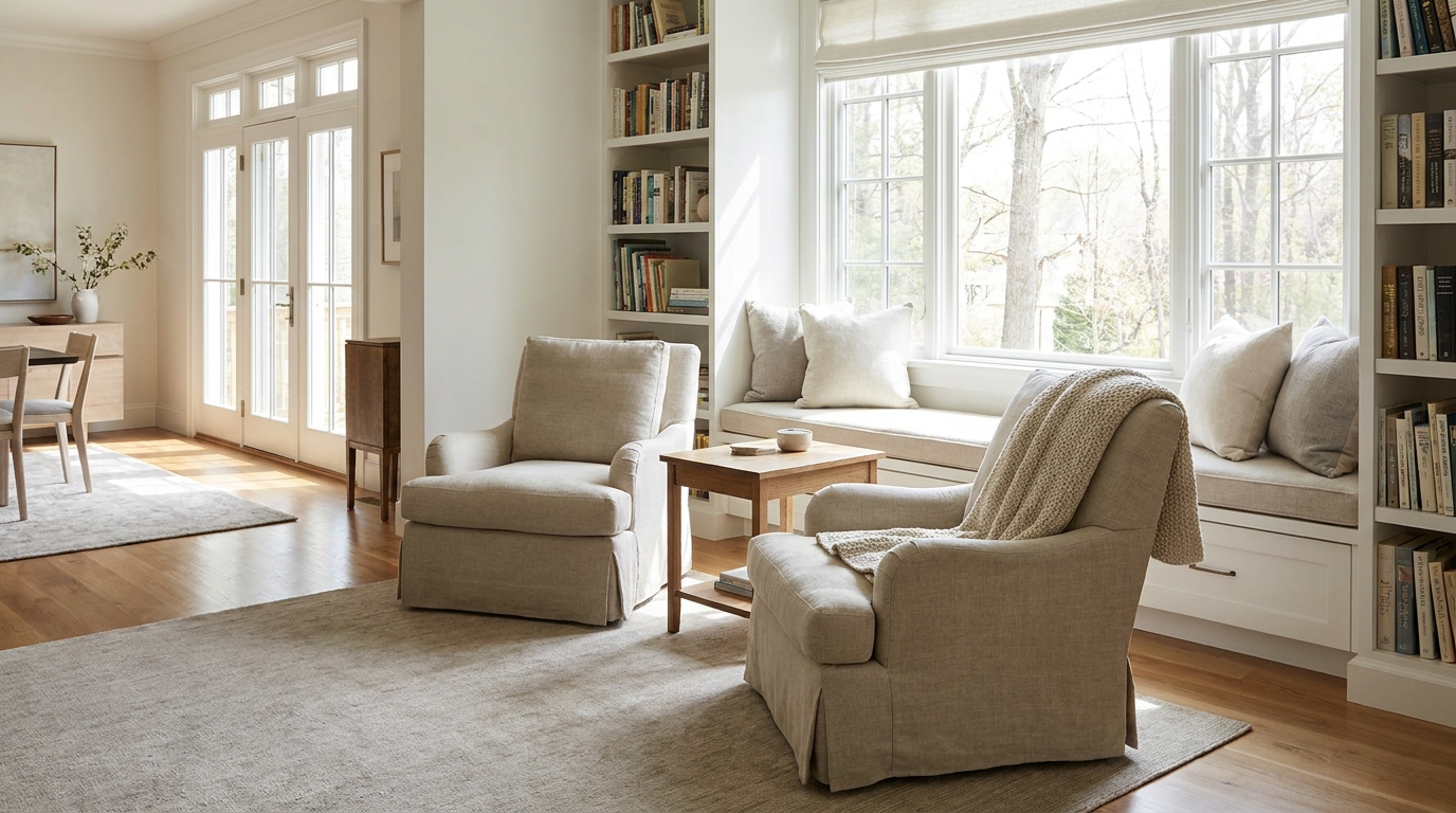 accent chairs matching symmetrical