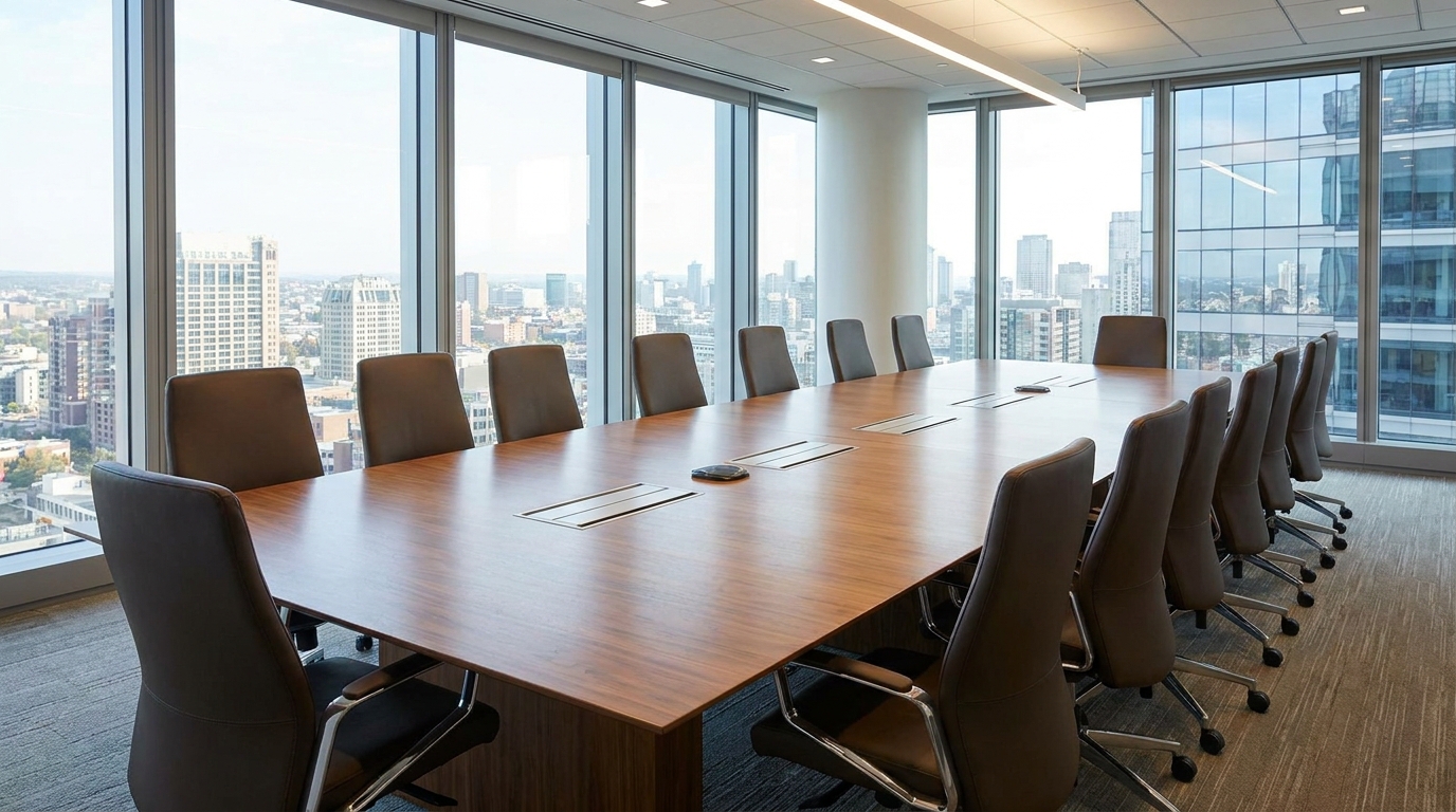 conference table large integrated