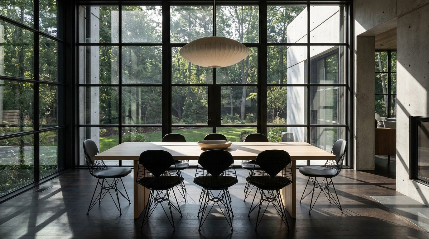 dining chairs black metal