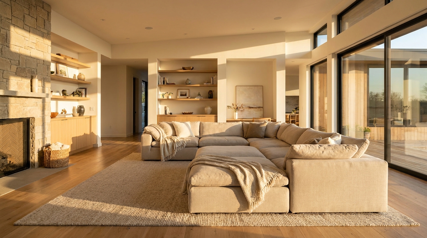 modular pit sectional oversized deep seated