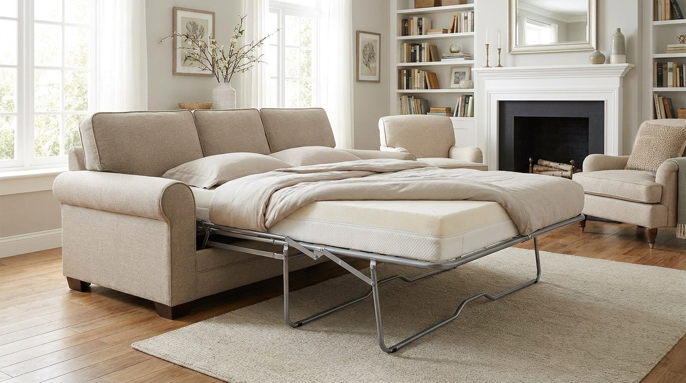sleeper sofa traditional heavy