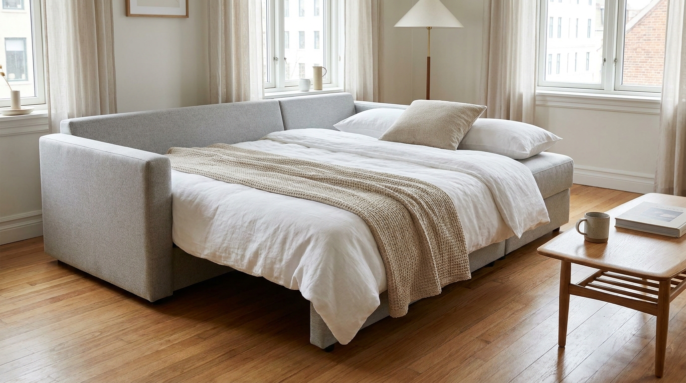 sofa bed minimalist flat