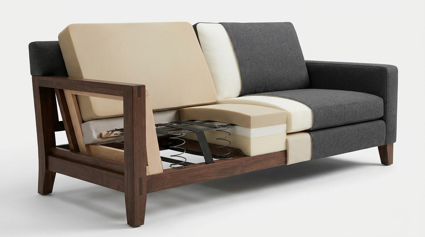 sofa frame hardwood high density