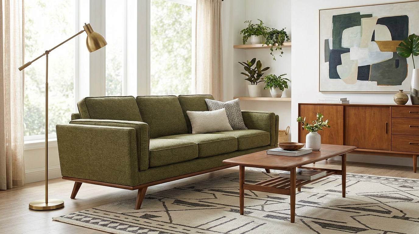 standard sofa mid century modern