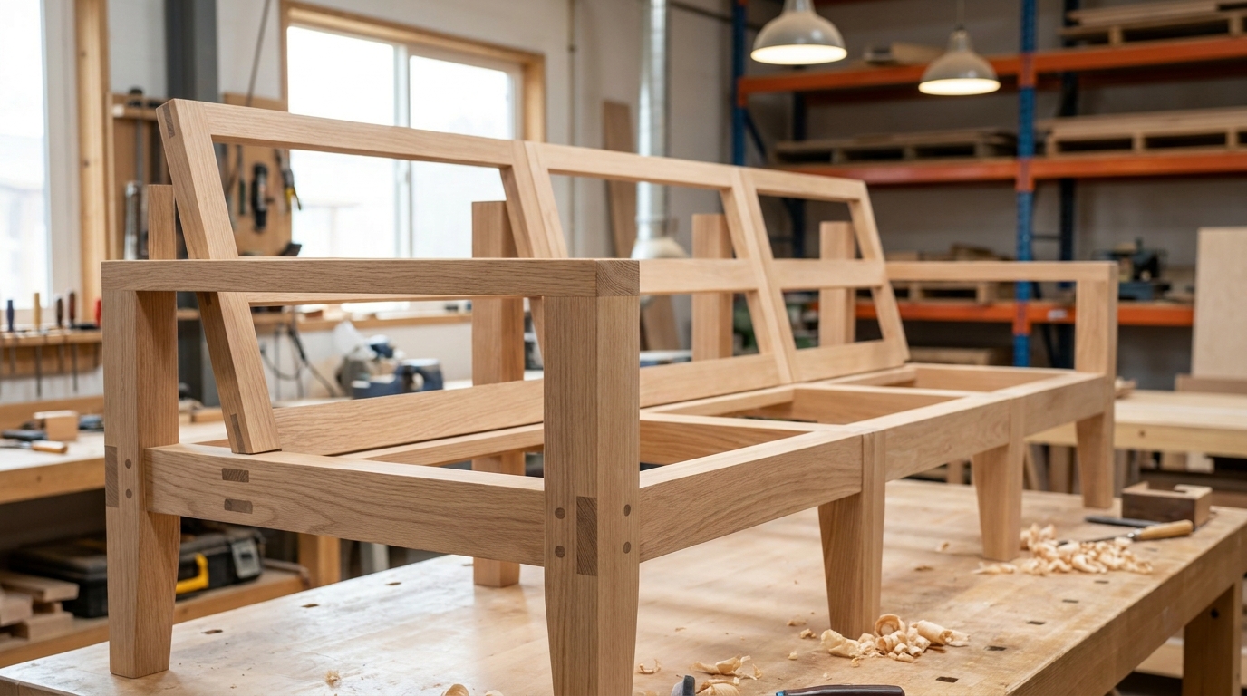 modular sofa frame kiln dried hardwood